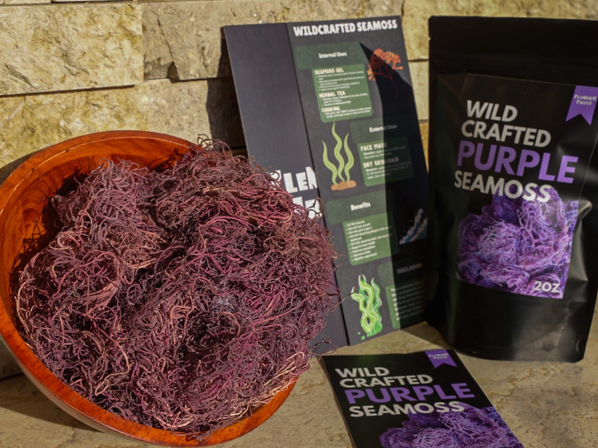 Purple Sea Moss Gel W/ Mushrooms – SweetoFace