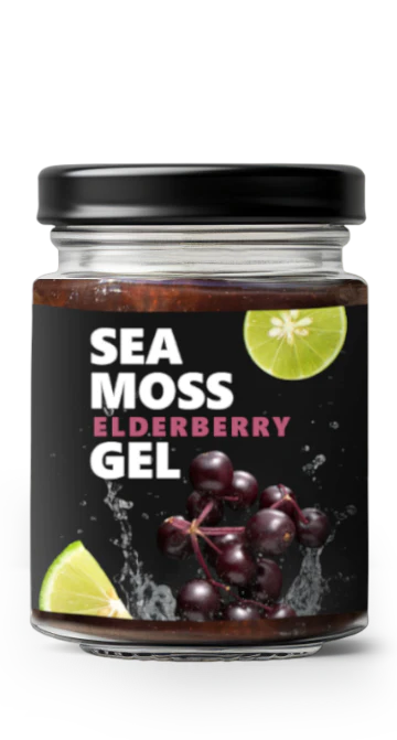 Organic Wildcrafted Elderberry Seamoss Gel
